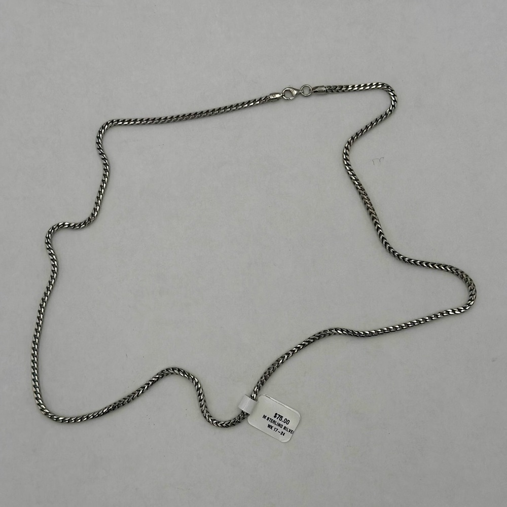 925  Italian Sterling Silver Foxtail Neckchain